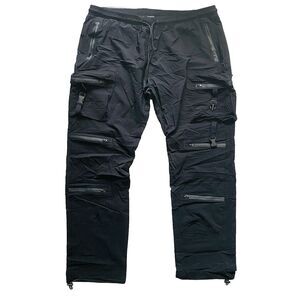 American Stitch Cargo Pants Mens Size 5XL Parachute Nylon Hip hop Streetwear